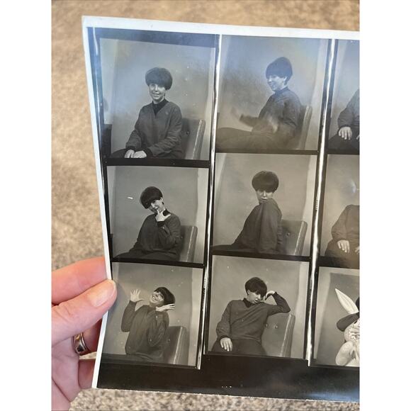 Vintage Kodak Photo Roll Woman Bunny Blowup Funny Comedian Posing - Picture 3 of 6